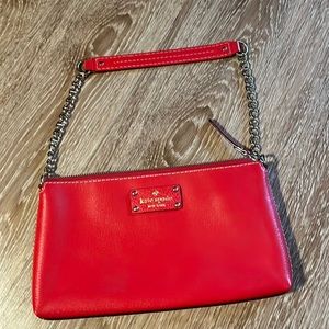 Kate spade clutch with strap
